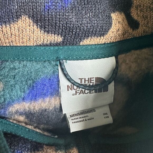 Men’s North Face XXL Printed Gordon Lyons 1/4 Zip Fleece Pullover MSRP $95 - Picture 4 of 6